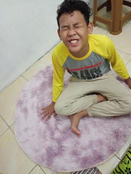 Product Review of karpet ombre bulat karpet lantai from C**1 0