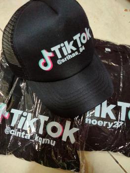 Product Review of Kaos Gratis Topi Custom Nama Akun Kalian, sablon depan belakang from N**🌾 0