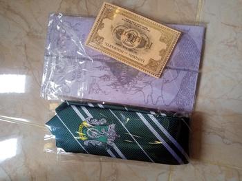 Product Review of Dasi cosplay motif salur asrama penyihir Biru Kuning Hijau Merah from G**. 0