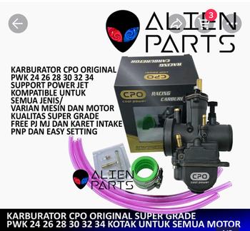 Product Review of (BISA COD) KARBURATOR CPO ORIGINAL SUDCO KEIHIN BLACKVIPER ORI PWK 24 26 28 30 32 34 KR SPACY SCOOPY BEAT VARIO MIO RX MX MEGAPRO KLX BISON SUPRA X 125 BYSON SMASH SHOGUN NINJA GL PRO SOUL FU SATRIA SKYWAVE SPIN UMA TIGER GL F1ZR from h**r 1