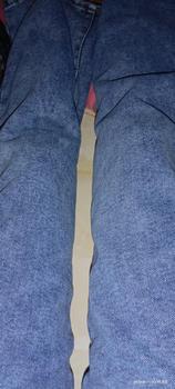Product Review of HTM - Hight waist Loose Jeans Hangover Celana Panjang Jeans Wanita Jumbo Bawahan from ノ**📍 0