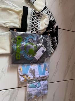 Product Review of 3PCS Baju Bayi Lengan kutung + Celana Pop Bayi Baru Lahir Baju Stelan Warna Gift Bayi Parsel from y**y 0