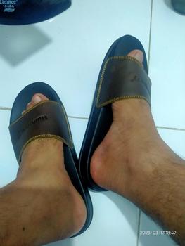 Product Review of Sandal Slip on Kulit Garut jenis Pull Up Tua Coklat Shoes from @**a 0