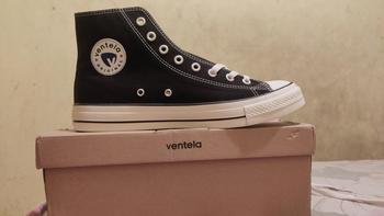 Product Review of Ventela Ethnic High Black Natural Sepatu Sneakers Pria (Siluet 70s) Canvas Shoes Casual from A**🐲 0