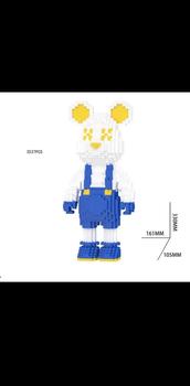 Product Review of xếp hình Gấu Bearbrick cỡ lớn 30cm Đồ chơi Xếp hình lắp ráp mô hình cỡ lớn bear bricK có tặng búa from n**1 1