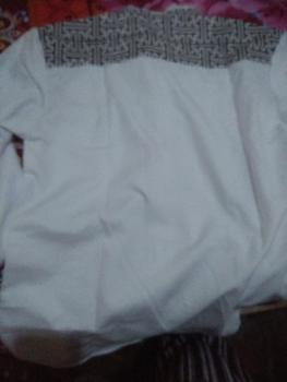 Product Review of Baju Koko El Rumi Araseo Lengan Panjang Kombinasi Batik Putih Kain Katun - Pria, Muslim from j**a 2
