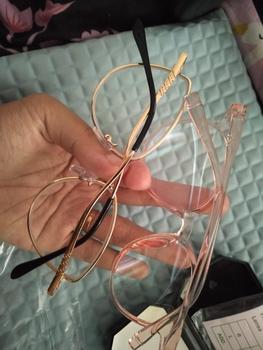 Product Review of (BELI1 GR4T1S 1)FRAME KACAMATA BESI CAT EYE QINAN SERIES Bluecromic Frame Perempuan Antiradiasi Blueray Cewek Lensa Photocromic Glasses Eyewear from k**s 2