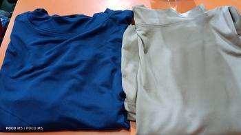 Product Review of Manset baju Jumbo Lengan Panjang Kerah Turtleneck Dalaman Melar Nyaman Spandex Wanita Lembut Atasan Kaos Polos from N**i 0