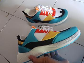 Product Review of Larocking - Zavyr Biru Kuning | Sepatu Sneakers Running Gym Shoes Abu Outdoor from f**a 0
