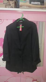 Product Review of Jas Blazer Wanita Jas Kerja Kantor Cewe Polos Dewasa Anak Jaket Blezer Cewek Pakaian Formal Kantoran Dasar Hitam Abu  Bahan Panjang Kancing Jumbo Big Size Cardigan Rompi Outer Perempuan  Ootd Korean Style Seragam Slimfit from f**🕊 2