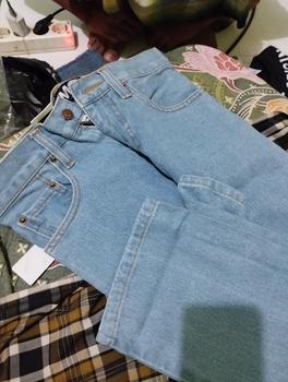 Product Review of Gizmo - Celana Jeans Reguler Bioblitz pria loose fit jumbo big keren Denim Nyaman from A**w 1