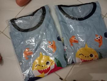 Product Review of Setelan Kaos Anak Baby Shark 07 Tahun Bahan Katun parsel from F**q F**z T**️ 0
