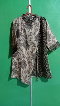 Product Review of Atasan Batik Couple Blus dan Hem Pria Best Seller Kain Katun (Motif Ukel Sopal) Batik Blouse Baju Seragam Pasangan Sarimbit Keluarga from D**a T**g 0