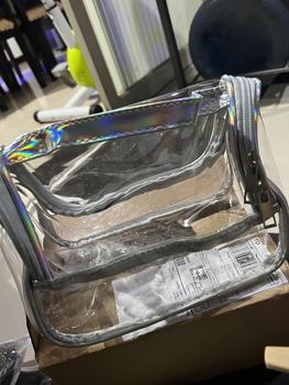 Product Review of Tas Kosmetik Anti Air/Tas Kosmetik Washbag / Tas Alat MakeUp / Cosmetic Bag Organizer / Tas Make Up Wanita/Tas Kosmetik Travel Transparan /Cosmetic Cube Transparent Clear PVC Toiletries Wash Bag /Pouch Kosmetik from d**e 0
