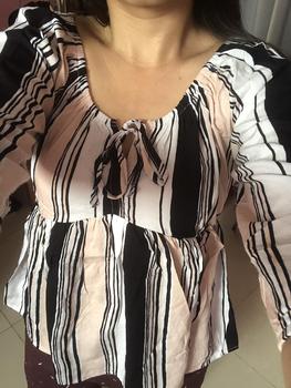 Product Review of Atasan Rayon Top Sabrina Baju Atasan Serut Top Atasan 3/4 Busui Karet from S**t 0