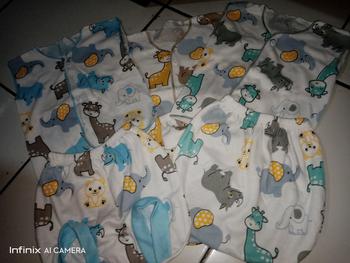 Product Review of 3PCS Baju Bayi Lengan kutung + Celana Pop Bayi Baru Lahir Baju Stelan Warna Gift Bayi Parsel from a**A 0