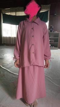 Product Review of ONE SET SAVANA 1 - 10 TAHUN KEMEJA OVERSIZE MIX ROK / SETELAN ROK ANAK PEREMPUAN CRINCLE PREMIUM from m**l 0