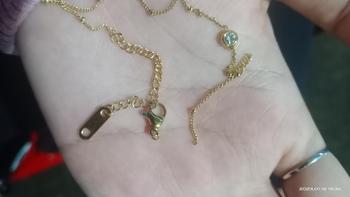 Product Review of Flexion - Gelang Kaki Wanita Lucia - Titanium Anti Karat/Hitam/Luntur - Aksesoris dan Perhiasan Fashion Korea Aesthetic Anklet Gold from O**a 0