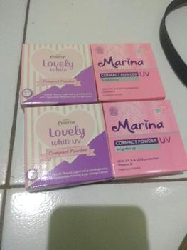 Product Review of Marina Compact Powder UV Protection 12gr / Bedak Padat by cosme murah from S**h 0