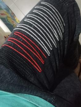 Product Review of SELLA GARIS BLACK CELANA BAGGY JEANS Bordir Kantong Karet Samping from d**a 0