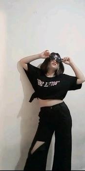 Product Review of Celana jeans wanita SOBEK ripped jins denim highwaist murah cewek cullote cutbray Korean style from t**a 0