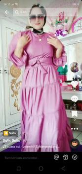 Product Review of DRESS NABILLA BY HAURA DRESS KATUN Wanita Toyobo Karet Casual Busui Balon from S**s S**s 0