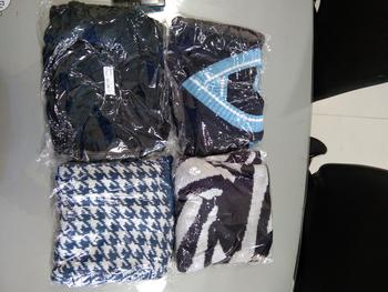 Product Review of Cardigan Houdstooth Autumn Semi Crop Outer Sweater from l**y 0