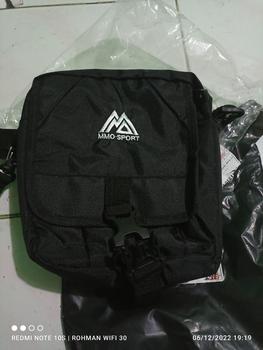 Product Review of Mmosport Tas Selempang Pria Ziper Bag Hitam from R**4 0