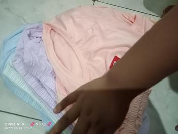 Product Review of GROSIR 12 PCS ( 1 LUSIN ) CELANA DALAM WANITA JUMBO WARNA SOFT / KATUN MUDA from e**😘 0