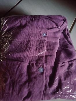 Product Review of Reva One Set Stelan Wanita Crinkle Airflow Muslim Celana Setelan Baju Atasan Kancing baju  Panjang from g**r 2