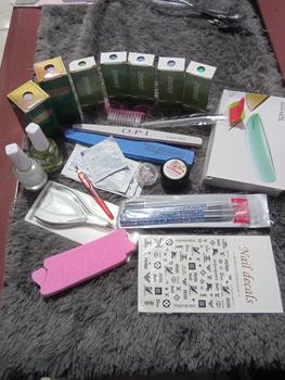Product Review of (BANTING HARGA) PAKET (D) SUPER LENGKAP Professional Nail Art / ￼Alat kutek kuku nail art set Kutek Gel Lampu Kuku UV 48Watt / PAKET LENGKAP USAHA NAILART from v**e 0