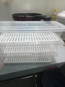 Product Review of Bộ hộp đựng thực phẩm lữu trữ thức ăn kèm khay hứng nước tiện lợi 6586 from 🇻**🇳 0