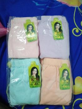 Product Review of GROSIR 12 PCS ( 1 LUSIN ) CELANA DALAM WANITA JUMBO WARNA SOFT / KATUN MUDA from r**3 1