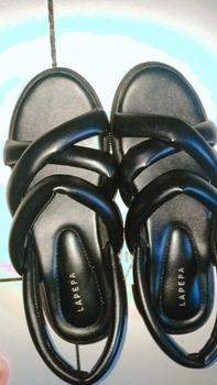 Product Review of LAPEPA YUK - Sepatu Sandal Wanita Wedges VIVIAN Model Silang dua Tali Strap Belakang Hak Tinggi Sole 3 cm Spatu Sendal Gunung Cewek  Size 36 37 38 39 40 41 Warna Hitam Black Kekinian Premium Terbaru Shoes Ori Original Mall Official Store Promo from ** 2