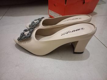 Product Review of HMF Yuiko High Heels Mules Wanita 7 cm AR08 from N**a L**a 2