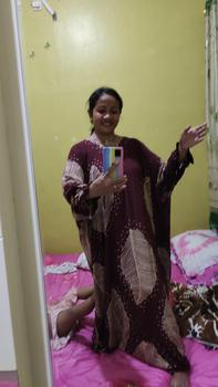 Product Review of Gamis Kaftan Daunda Jumbo Alsize Rayon Premium ld 150 muat bb sampai 125 kg formal muslim Nyaman Panjang from B**k A**a 0