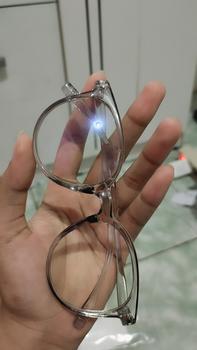 Product Review of (BELI1 GR4T1S 1)FRAME KACAMATA BESI CAT EYE QINAN SERIES Bluecromic Frame Perempuan Antiradiasi Blueray Cewek Lensa Photocromic Glasses Eyewear from i**. 1