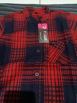Product Review of Follux - Kemeja Flanel Import anak laki-laki lengan pendek bahan lembut dan nyaman Fashion kids from s**0 1