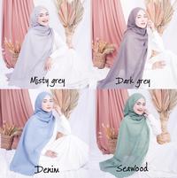 Gambar RIFANYHIJAB Bella Pashmina Hijab Wanita Muslim Pink Kerudung Empat Syal - Mocca dari Rifany Hijab_NEW undefined 5 Tokopedia