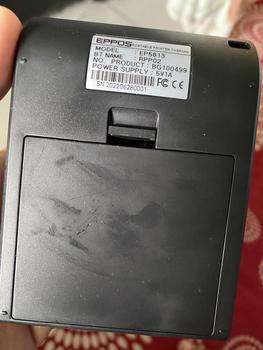 Product Review of Eppos EP5813 Mini Mobile Printer Thermal Bluetooth 58mm Portable RPP02N EP 5813 Print Struk PPOB Mokapos Qasir Pawoon EP-5813 Baterai Hitam Paper Label from m**9 1