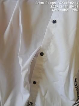 Product Review of Baju Koko El Rumi Araseo Lengan Panjang Kombinasi Batik Putih Kain Katun - Pria, Muslim from g**g c** 3