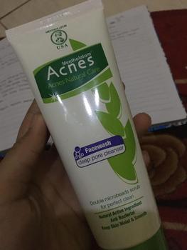 Product Review of Acnes Creamy Wash Complete White Oil Control Deep Pore Yogurt Touch 50gr 100gr || Sabun Cuci Muka Anti Jerawat Badan from a**l 0