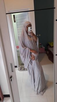 Product Review of Mukena Laica Rayon Calla 2in1 All Size Atasan Bawahan Cantik Fit Panjang Muslim Motif Dewasa Traveling from f**4 0