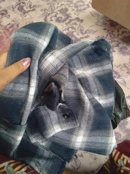 Product Review of Outer Balon Flanel Outer Ballon Grid Oversize Cardigan from a**4 0