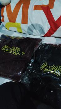 Product Review of CAMOXS Jaket Sweater Hoodie Pria Distro Original Aesthetic Grafity Hitam Good Vibes Motif Fleece Tebal Oversize M-XXL Terbaru Dan Terlaris Cowok Jumper Keren Zipper Suiter Bandung from M**w 0
