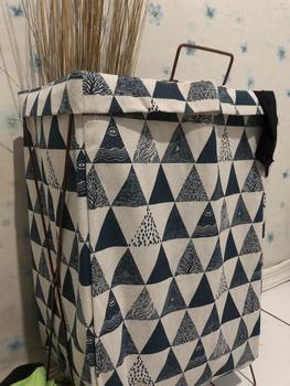 Product Review of Dejavu Laundry Bag Keranjang Baju Lipat Tempat Pakaian Kotor Laundry Basket Tempat Cucian Baju Penyimpanan Mainan Anak Serbaguna HSB217 from F**a 0