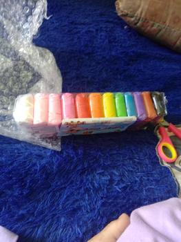 Product Review of CLAY POLYMER MAINAN ANAK / MAINAN EDUKASI SLIME PLAY DOUGH from k**🤍 2
