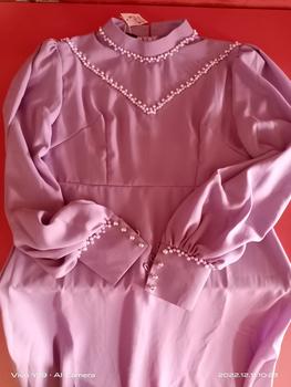 Product Review of claudy dress satin premium - gaun pesta muslimah gaun kondangan dress wanita muslimah dress kondangan lamaran terlaris Nyaman from p**🍗 0