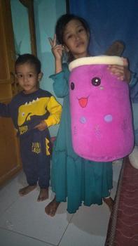 Product Review of Boneka 45CM Boba Besar Jumbo Original Termurah Dolls Toys from t**i 0