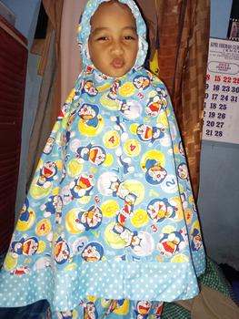 Product Review of SET MUKENA SEJADAH ANAK - MUKENA SAJADAH ANAK 6-9TH Muslim Motif Setelan from u**2 0